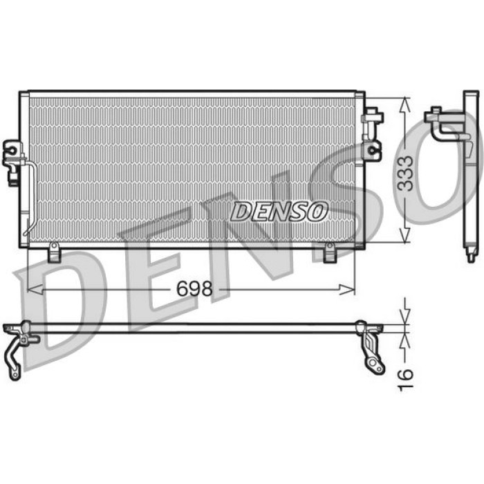 Denso Klimakondensator DCN46010 Denso Klimakondensator DCN46010