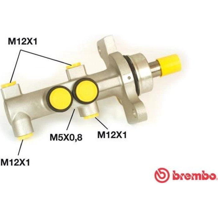 BREMBO Hauptbremszylinder M 61 028 BREMBO Hauptbremszylinder M 61 028