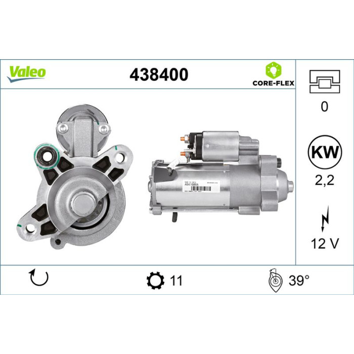Valeo Anlasser 438400 Valeo Anlasser 438400