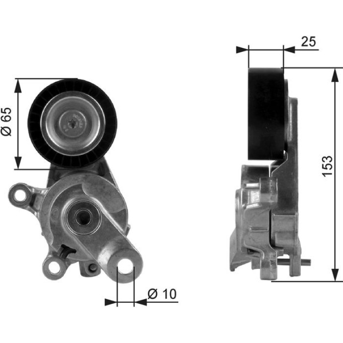 Gates Spannrolle T38209 Gates Spannrolle T38209