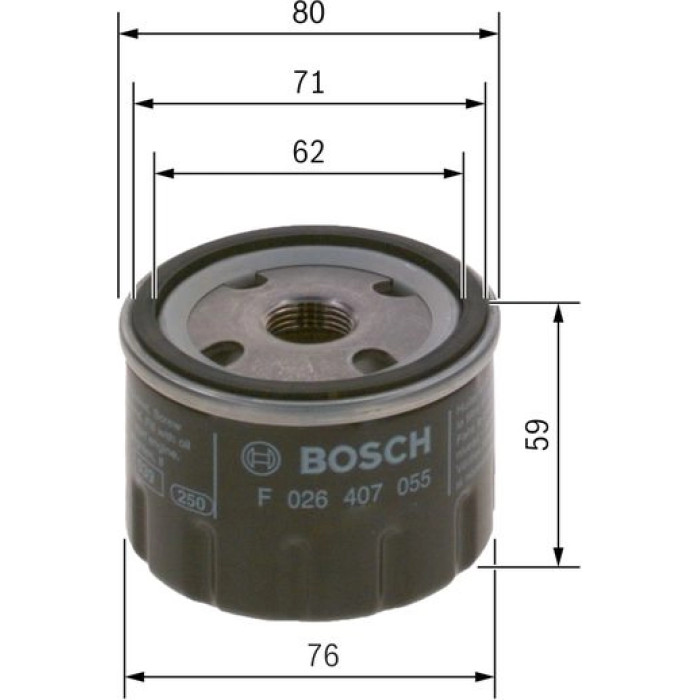 Bosch Ölfilter F 026 407 055