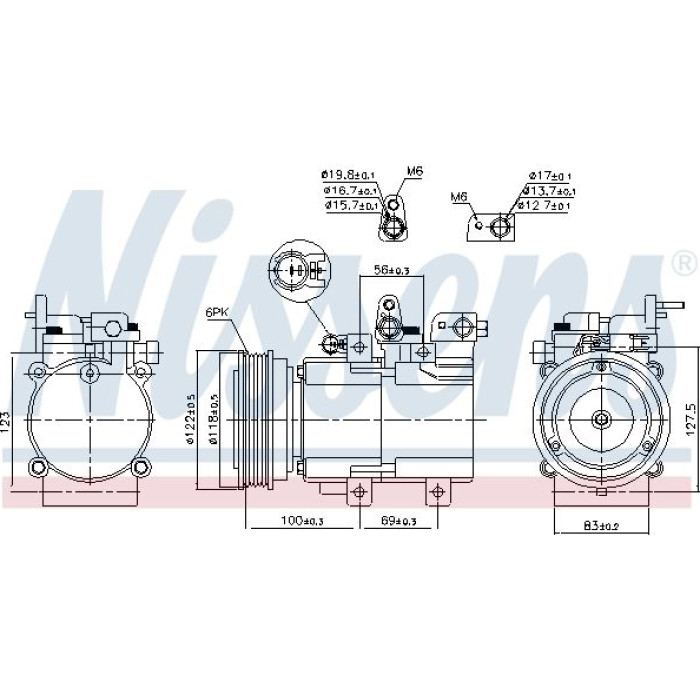 Nissens Klimakompressor PKW 890130
