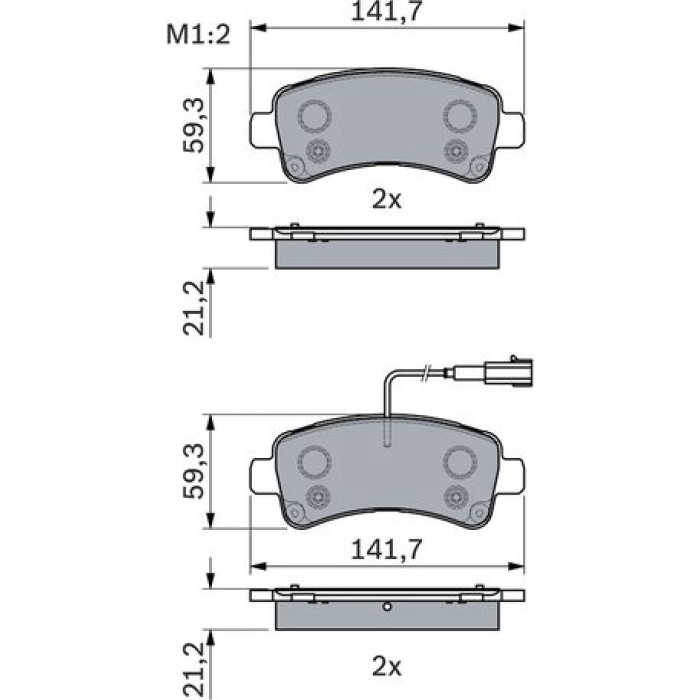 Bosch Bremsbelagsatz 0 986 494 765 Bosch Bremsbelagsatz 0 986 494 765