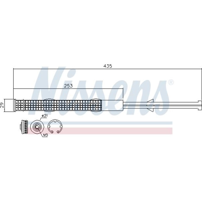 Nissens Klimaanlagentrockner LKW 95506 Nissens Klimaanlagentrockner LKW 95506