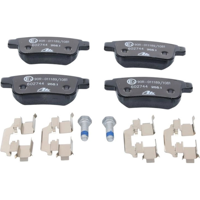 ATE Bremsbelagsatz Mercedes-Benz Hinterachse Citan 1.2/1.5 Cdi 12 13.0460-2744.2 ATE Bremsbelagsatz Mercedes-Benz Hinterachse Citan 1.2/1.5 Cdi 12 13.0460-2744.2