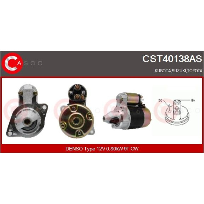CASCO Anlasser CST40138AS CASCO Anlasser CST40138AS