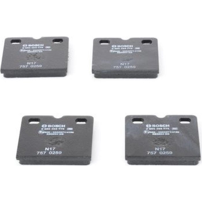 Bosch Bremsbelagsatz Premium 0 986 494 775 Bosch Bremsbelagsatz Premium 0 986 494 775