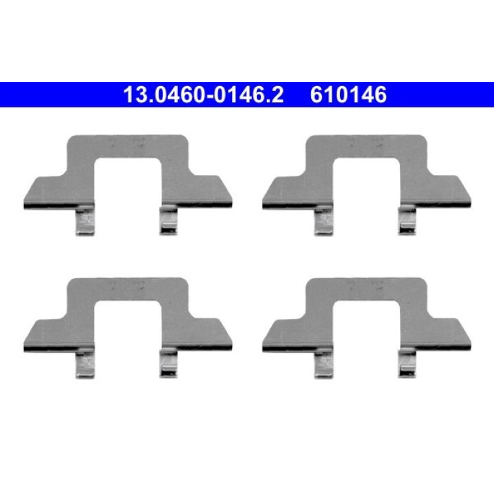ATE Zubehörsatz Bremsbeläge 13.0460-0146.2 ATE Zubehörsatz Bremsbeläge 13.0460-0146.2