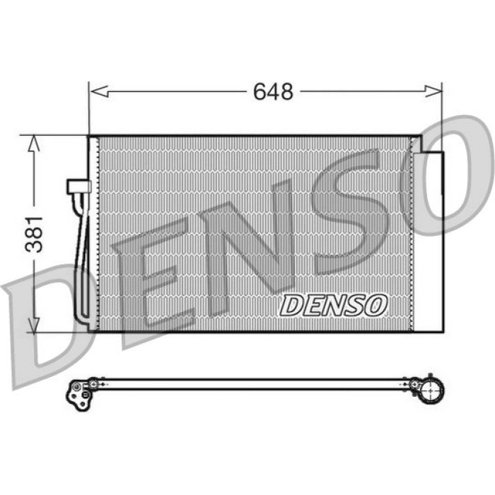 Denso Klimakondensator DCN05017 Denso Klimakondensator DCN05017