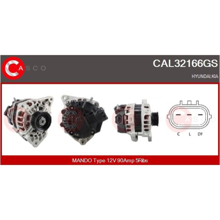 CASCO Generator CAL32166GS CASCO Generator CAL32166GS