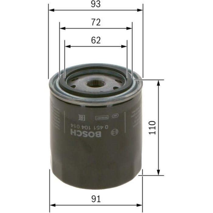 0 451 104 014 Bosch Ölfilter 0 451 104 014 0 451 104 014 Bosch Ölfilter 0 451 104 014