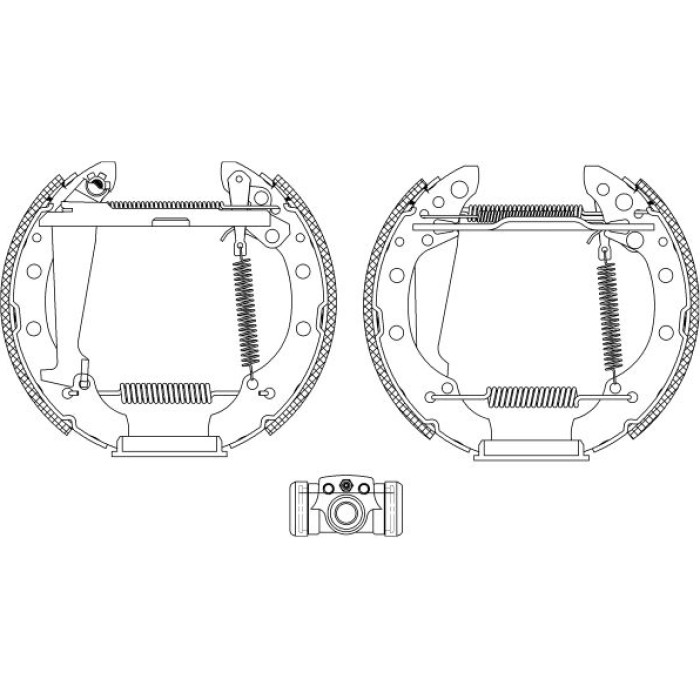Textar Bremsbackensatz 84044705 Textar Bremsbackensatz 84044705