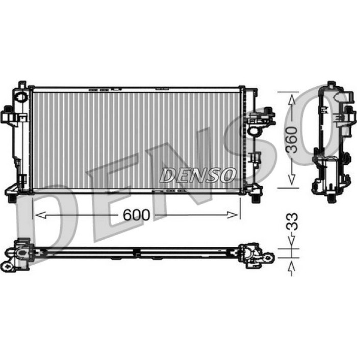 Denso Motorkühler DRM20039 Denso Motorkühler DRM20039