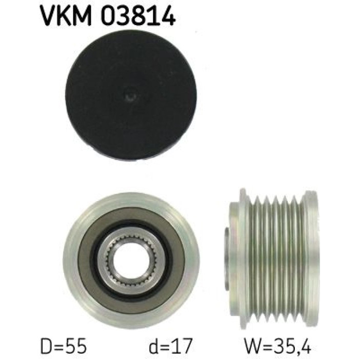 VKM 03814 SKF Generatorfreilauf 03814 VKM 03814 SKF Generatorfreilauf 03814