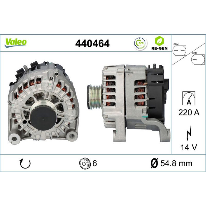 Valeo Lichtmaschine 440464 Valeo Lichtmaschine 440464