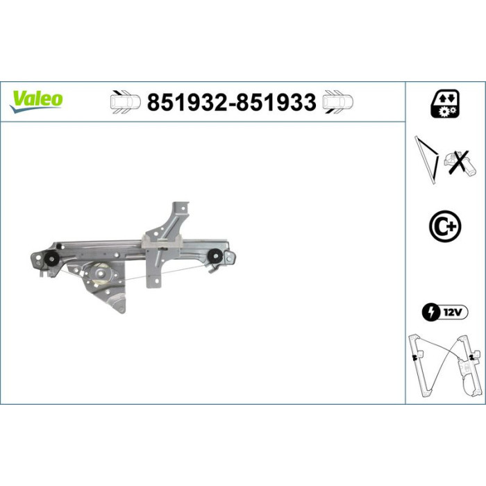 VALEO 851933 Fensterheber VALEO 851933 Fensterheber