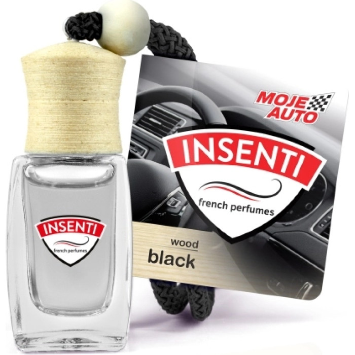 MOJE AUTO AMT15-105 Insenti Wood Lufterfrischer 8 ml – Black MOJE AUTO AMT15-105 Insenti Wood Lufterfrischer 8 ml – Black