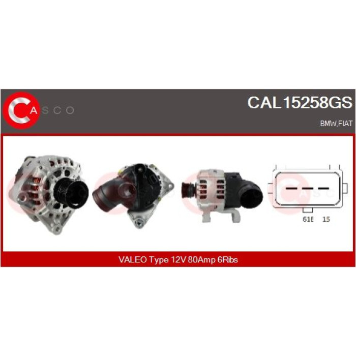 CASCO Generator CAL15258GS CASCO Generator CAL15258GS