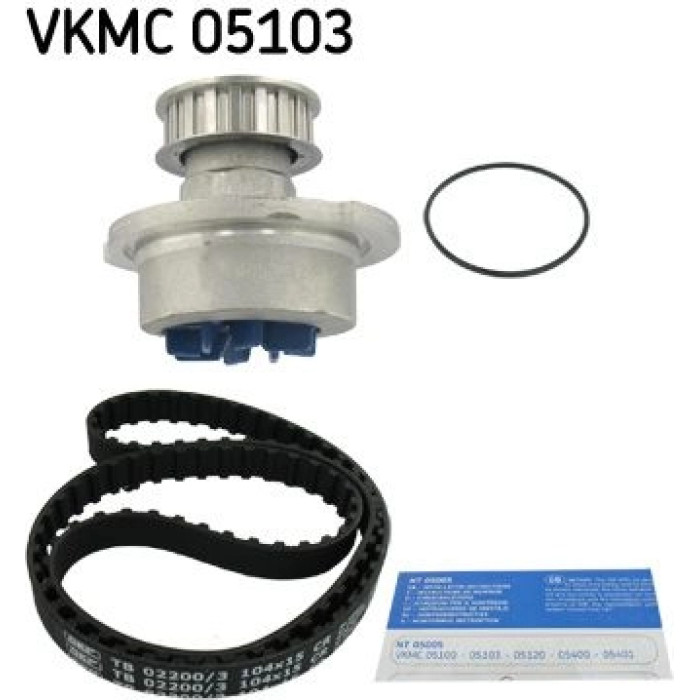 SKF Zahnriemensatz mit Wasserpumpe VKMC 05103 SKF Zahnriemensatz mit Wasserpumpe VKMC 05103