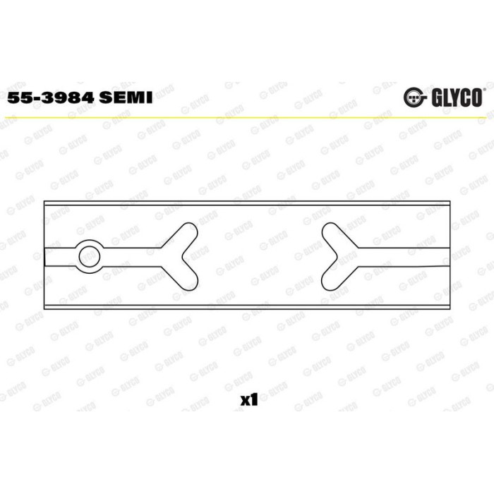GLYCO Lagerbuchse, Pleuel 55-3984 SEMI GLYCO Lagerbuchse, Pleuel 55-3984 SEMI