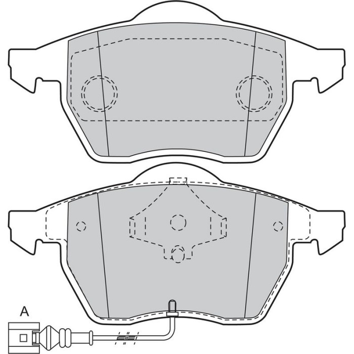 Valeo Bremsbelagsatz 598303 Valeo Bremsbelagsatz 598303