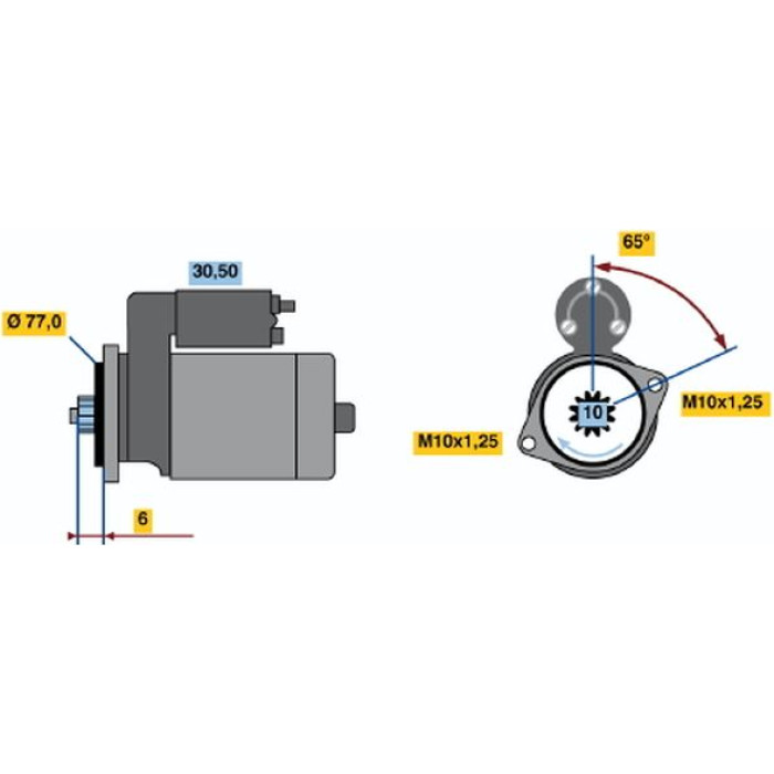 Bosch Starter 0 986 014 141 Bosch Starter 0 986 014 141