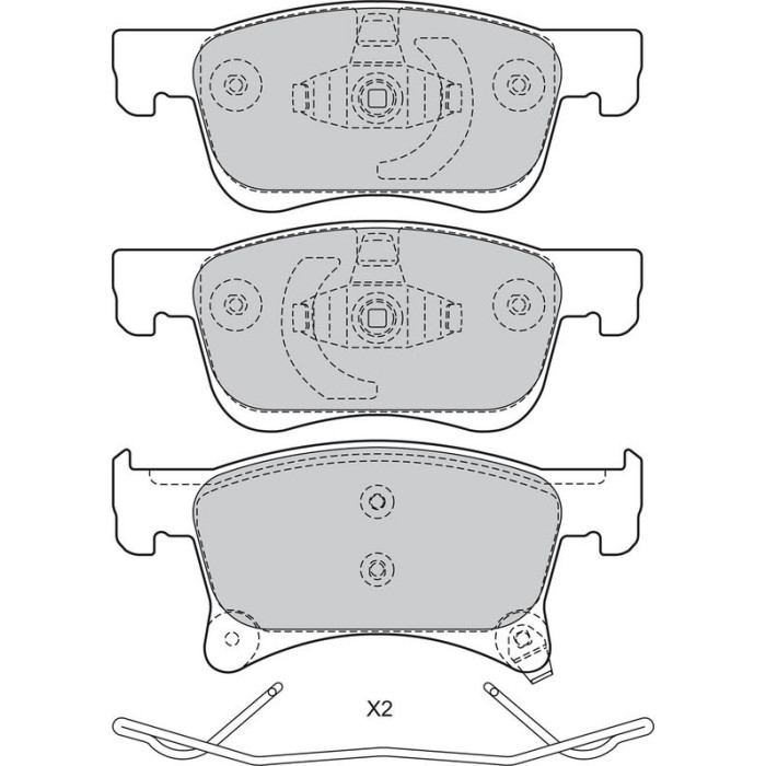 Valeo Bremsbelagsatz 601469 Valeo Bremsbelagsatz 601469