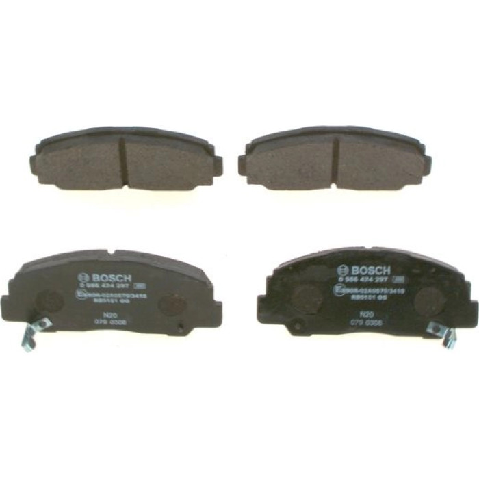 0 986 424 297 Bosch Bremsbelagsatz 0 986 424 297 0 986 424 297 Bosch Bremsbelagsatz 0 986 424 297