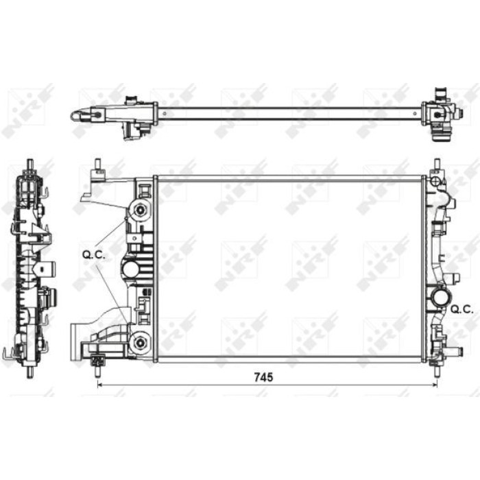 NRF Motorkühler 53153 NRF Motorkühler 53153