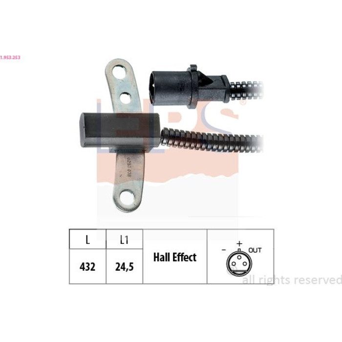 Impulsgeber, Kurbelwelle 1-953-253