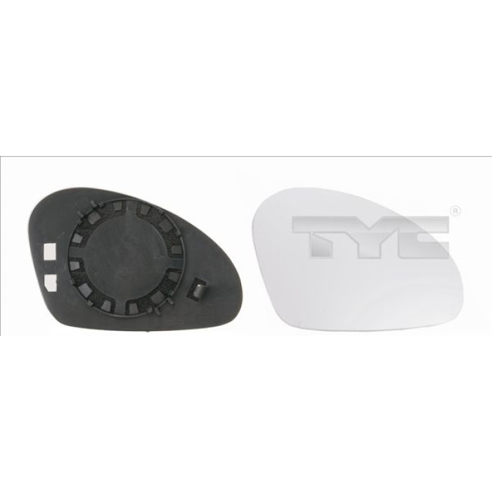 TYC Spiegelglas für Außenspiegel rechts konvex 331-0043-1 OE Nummer 6L1857522 - l TYC Spiegelglas für Außenspiegel rechts konvex 331-0043-1 OE Nummer 6L1857522 - l