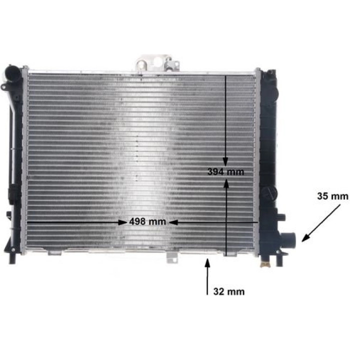 MAHLE Kühler, Motorkühlung CR 211 000S MAHLE Kühler, Motorkühlung CR 211 000S