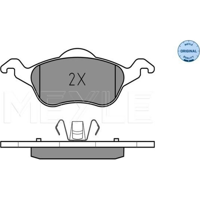 MEYLE Bremsbelagsatz Ford Focus 98 252315419 MEYLE Bremsbelagsatz Ford Focus 98 252315419