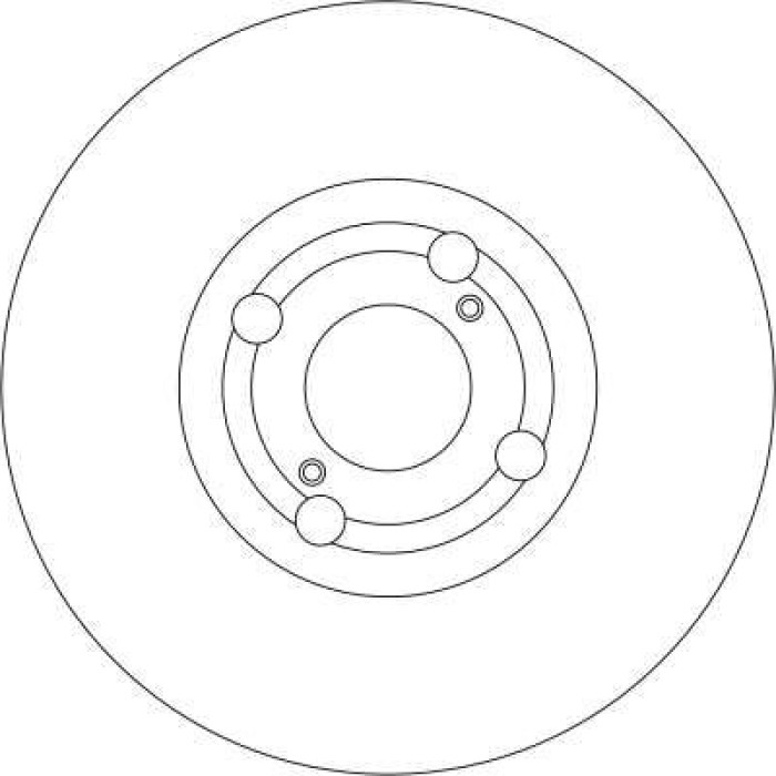TRW Bremsscheibe Toyota Corolla 1.4D-2.0 D-4D 02-07 DF4317 TRW Bremsscheibe Toyota Corolla 1.4D-2.0 D-4D 02-07 DF4317