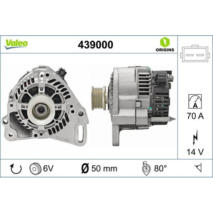 Valeo Lichtmaschine 439000 Valeo Lichtmaschine 439000