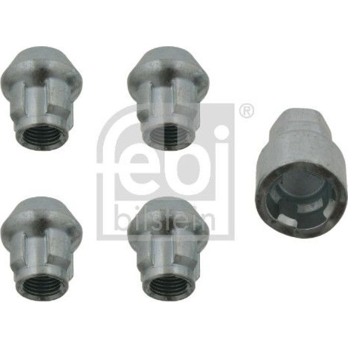 febi bilstein 27058 Radsicherungsmutternsatz – M12 x 1,25, Kegelbund, SW 17/19 mm febi bilstein 27058 Radsicherungsmutternsatz – M12 x 1,25, Kegelbund, SW 17/19 mm