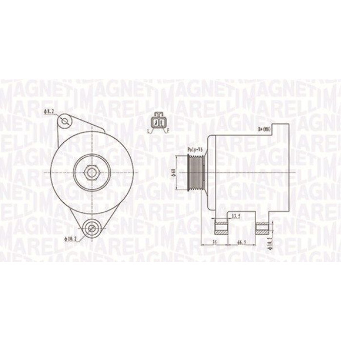 Magneti Marelli Lichtmaschine 063732017010 Magneti Marelli Lichtmaschine 063732017010