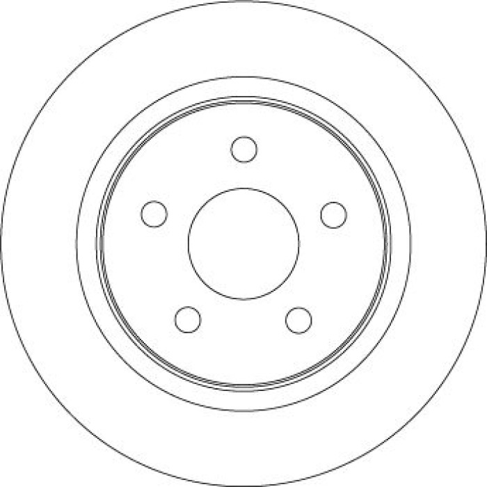 TRW Bremsscheibe Volvo S40/V50 DF4422 TRW Bremsscheibe Volvo S40/V50 DF4422