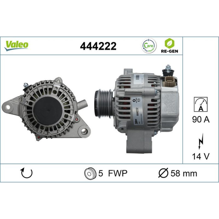 Valeo Lichtmaschine 444222 Valeo Lichtmaschine 444222