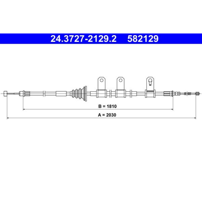 ATE Handbremsseil 24.3727-2129.2