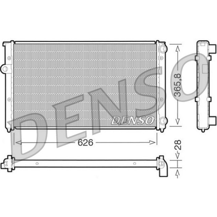 Denso Motorkühler DRM32027 Denso Motorkühler DRM32027