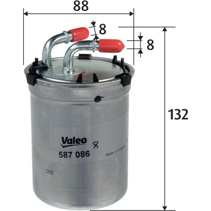 Valeo Kraftstofffilter 587086 Valeo Kraftstofffilter 587086