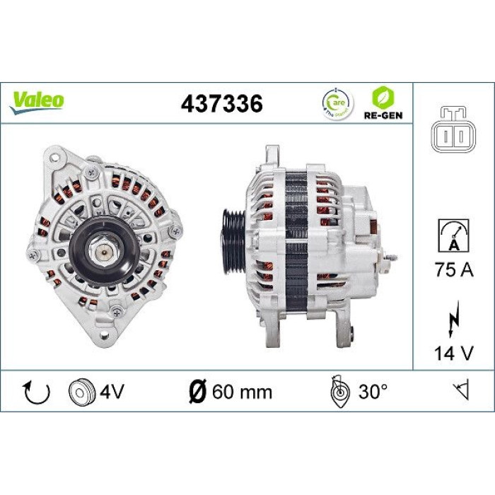 Valeo Lichtmaschine 437336 Valeo Lichtmaschine 437336
