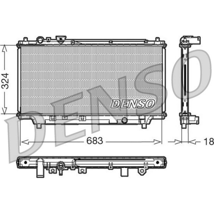 Denso Motorkühler DRM44002