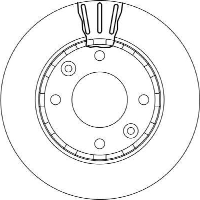 TRW Bremsscheibe DF4171