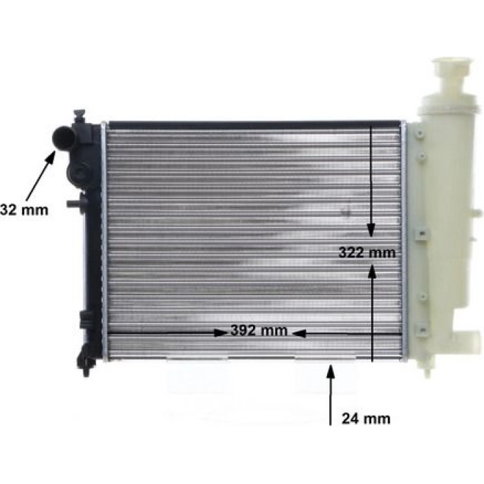 MAHLE Kühler, Motorkühlung CR 613 000S MAHLE Kühler, Motorkühlung CR 613 000S