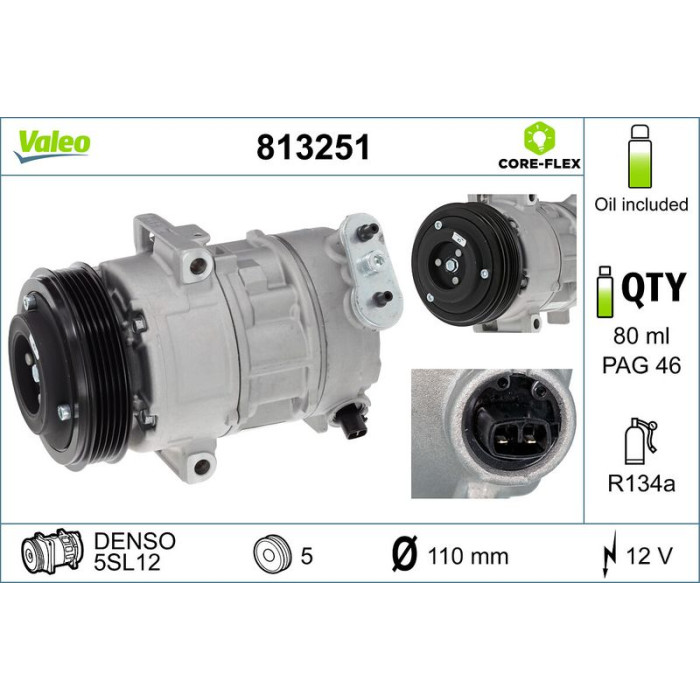 Valeo Kompressor 813251 Valeo Kompressor 813251