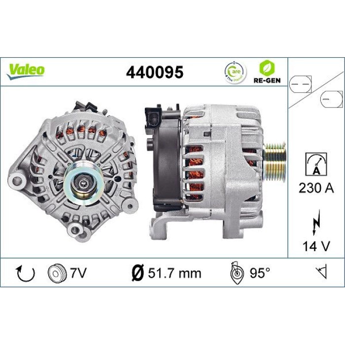 Valeo Lichtmaschine 440095 Valeo Lichtmaschine 440095