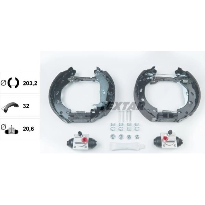 Textar Bremsbackensatz 84066600 Textar Bremsbackensatz 84066600