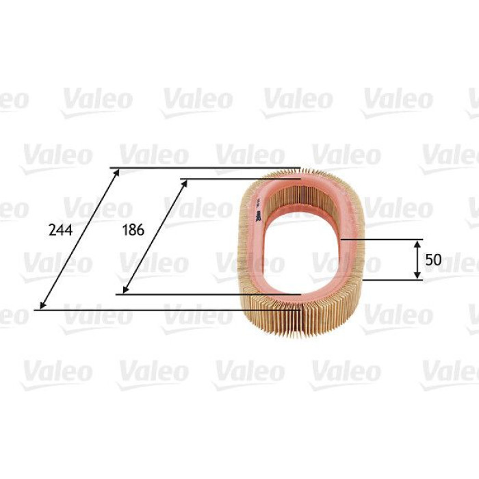 Valeo Luftfilter 585616 Valeo Luftfilter 585616